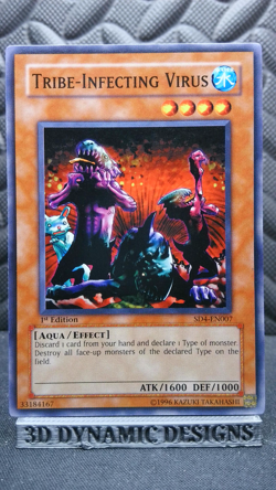 | Yugioh Tribe-Infecting Virus SD4-EN007 1st Edition NM- 🔥 | - Image 1