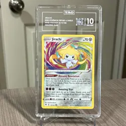 Pokemon Jirachi 119/185 Vivid Voltage Amazing Rare TAG 10 Holo English - Image 1