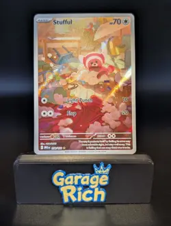 Stufful 154/132 Illustration Rare - ME01: Mega Evolution Pokemon TCG NM+ - Image 1