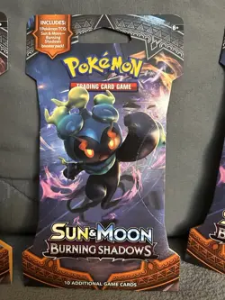 Pokemon TCG Sun & Moon: Burning Shadows Booster Pack Lot Of 3 (2017) BRAND NEW - Image 3