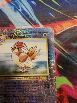 Pidgeotto Reverse Holo 34/110 Legendary Collection Pokemon 2002 Moderate Play - Image 4