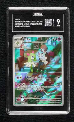 Kirlia Illustration Rare Pokemon Scarlet & Violet Base Set SV1 TAG 9 MINT - Image 1