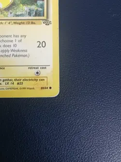 Pokemon Card Pikachu 60/64 Jungle Common WOTC - Image 5