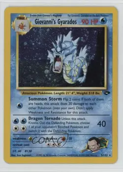 Giovanni's Gyarados Holo Pokemon Gym Challenge #5 2000 - Image 1