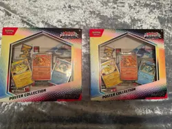 Pokemon TCG Scarlet & Violet Prismatic Evolutions Poster Collection *LOT OF 2* - Image 1