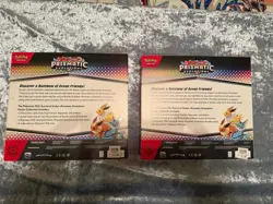 Pokemon TCG Scarlet & Violet Prismatic Evolutions Poster Collection *LOT OF 2* - Image 2
