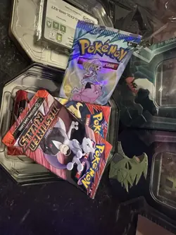 new never opened Pokemon TCG Collector Tin with Promo Holo + 3 Booster Packs - Image 2