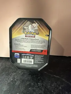 new never opened Pokemon TCG Collector Tin with Promo Holo + 3 Booster Packs - Image 3