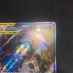 2019 Pokemon SM Cosmic Eclipse Reshiram Zekrom Tag Team #222/236 - Image 5