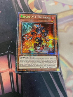 YUGIOH - RESCUE ACE HYDRANT - STARLIGHT RARE - MP25 - NM - 1ST ED - Image 1