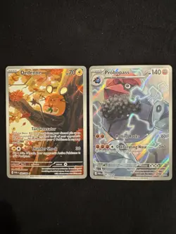 Pokemon Perfect Order - Dedenne 93/88 & Probopass 96/88 Illustration Rare Set - Image 1