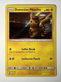 Pokemon TCG Detective Pikachu SM190 Promo - Image 1