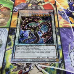 YUGIOH x1 MP25-EN023 BEELZE OF THE DIABOLIC DRAGONS STARLIGHT RARE 1st - Image 1