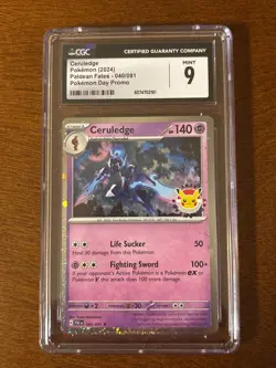 Ceruledge [Pokemon Day] 40/091 Paldean Fates Rare NM CGC 9 - Image 1