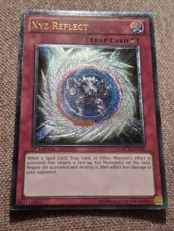 Yu-Gi-Oh 1st Edition XYZ Reflect Ultimate Rare Euro Print ORCS MP - Image 1