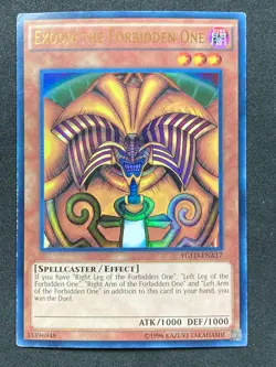 Exodia the Forbidden One FULL SET - YGLD Ultra Rare Yugioh Cards - HP/MP - Image 2