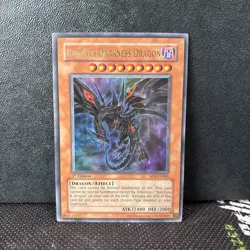 Red-Eyes Darkness Dragon SD1-EN001 Structure Deck: Dragon's Roar 1st Edition LP - Image 2