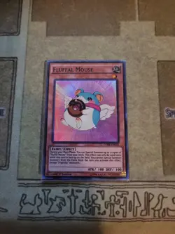 YUGIOH TCG FLUFFAL MOUSE CORE-EN010 SUPER 1ST EDITION NM - Image 1