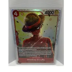 Monkey D. Luffy One Piece CCG OP12-015 Legacy of the Master SR Foil 4000 - Image 1