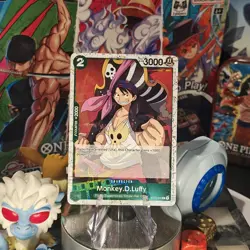 Monkey.D.Luffy ST16-005 PRB-01 Foil Jolly Roger Pirate One Piece TCG English NM - Image 1