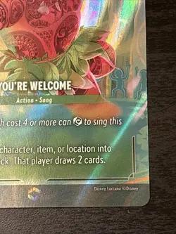 You're Welcome (Enchanted) 213/204 Shimmering Skies Holo Disney Lorcana Nm - Image 4