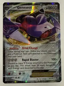 Genesect EX - 64/124 - Pokemon Fates Collide XY Ultra Rare Card NM - Image 1