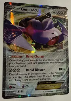 Genesect EX - 64/124 - Pokemon Fates Collide XY Ultra Rare Card NM - Image 2