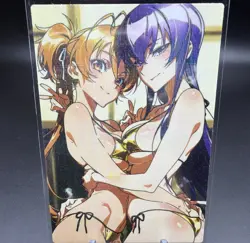 Rei & Saeko High School Of The Dead Anime Waifu Card Doujin ACG Goddess Holo - Image 1
