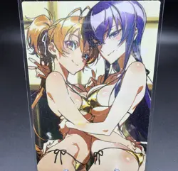 Rei & Saeko High School Of The Dead Anime Waifu Card Doujin ACG Goddess Holo - Image 2