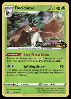 Decidueye - (Prerelease) Holo Promo SWSH: Sword & Shield Promo Cards SWSH035 NM - Image 1