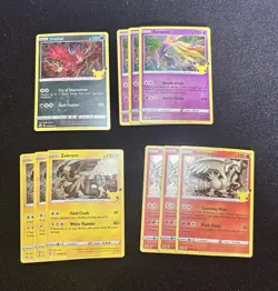 30x Card Lot Pokemon Celebrations Holo Rare 25th Anniversary Pokemon - Image 2