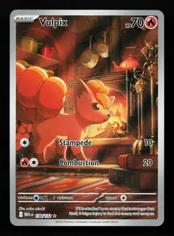 Vulpix 138/132 Illustration Rare Mega Evolution Pokemon Card - Image 1