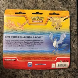 Pokemon Trading Cards 2 Pack Zapdos, Moltres, Articuno New Sealed - Image 2