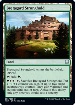 Bretagard Stronghold FOIL Kaldheim NM Land Uncommon MAGIC MTG CARD ABUGames - Image 1