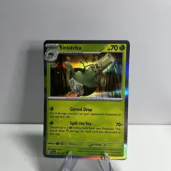 Sinistcha 022/167 Pokemon Twilight Masquerade SV06 Rare Holo Card - Image 1