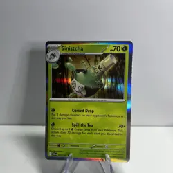 Sinistcha 022/167 Pokemon Twilight Masquerade SV06 Rare Holo Card - Image 3