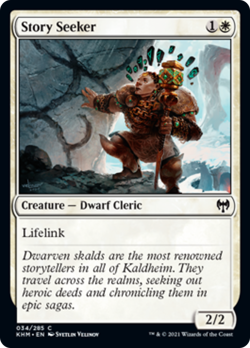 Story Seeker FOIL Kaldheim NM White Common MAGIC THE GATHERING MTG CARD ABUGames - Image 1