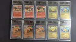 Lot 10x OCD 9.5 GEM MINT Pokemon Cards Charizard Pikachu ex MD28 - Image 1