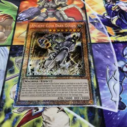 1x (M/NM) Ancient Gear Dark Golem MP25-EN003 Starlight Rare 1st Edition Yugioh - Image 1