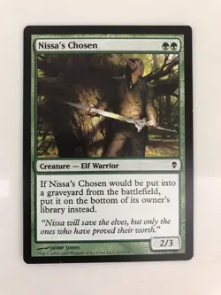 Nissa's Chosen MTG Magic the Gathering Card NM Near Mint Zendikar - Image 1