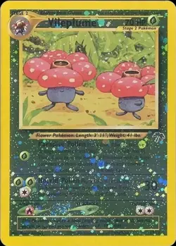 Pokemon Vileplume TCG Holo Card 17/18 Southern Islands - Image 1
