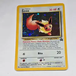 Eevee #11 | Black Star Promo | Holo Rare | Pokemon Card | Great Centering - Image 2
