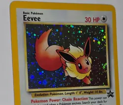 Eevee #11 | Black Star Promo | Holo Rare | Pokemon Card | Great Centering - Image 3