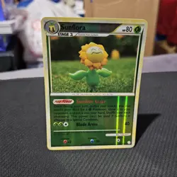Sunflora Pokemon TCG Heartgold And Soulsilver Reverse Holo Rare Card #31/123 - Image 1