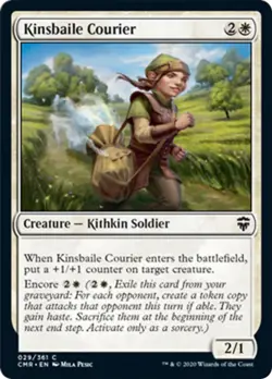 Kinsbaile Courier FOIL Commander Legends NM White Common MAGIC MTG CARD ABUGames - Image 1