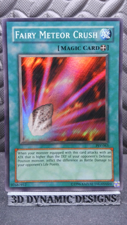 | Yugioh Fairy Meteor Crush PSV-063 Super Rare Pharaohs Servant PL 🔥 | - Image 1