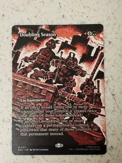 Doubling Season (Borderless) Teenage Mutant Ninja Turtles TMNT MTG Near Mint - Image 1