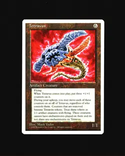 MTG Tetravus SP/NM- 4th Magic the Gathering ~ Free Shipping ~ - Image 1