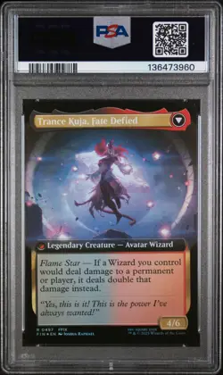 KUJA, GENOME SORCERER TRANCE KUJA FOIL EXTENDED ART 2025 MTG FINAL FANTASY PSA 9 - Image 2