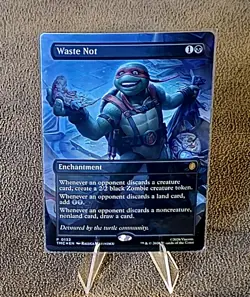 Magic The Gathering Waste Not P 0132 Foil Promo Borderless - Image 1